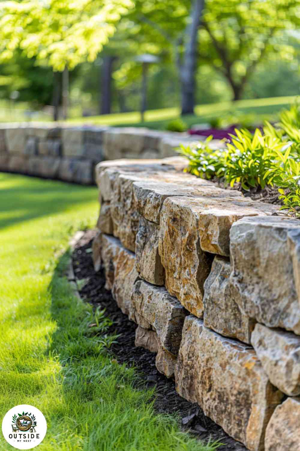 25 Beautiful Ways to Add a Retaining Wall to Your Sloped Yard Page 25