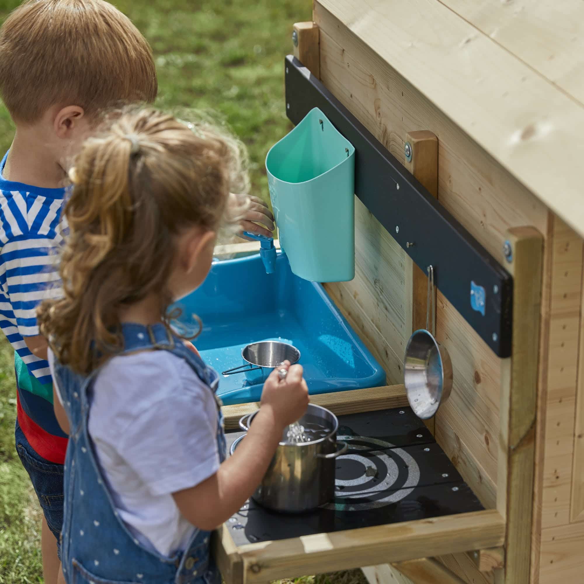 Tp Deluxe Mud Kitchen Playhouse AccessoryFSC Outside Play UK