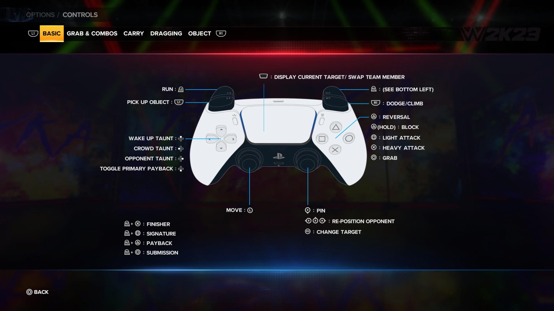 WWE 2K23 Controls Guide for Xbox and PlayStation