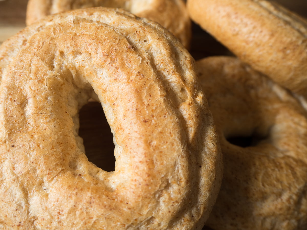 Vegan Oat Bagels Outside the Breadbox