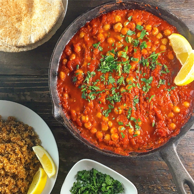 Simple Chickpea Tagine Roxana's Kitchen
