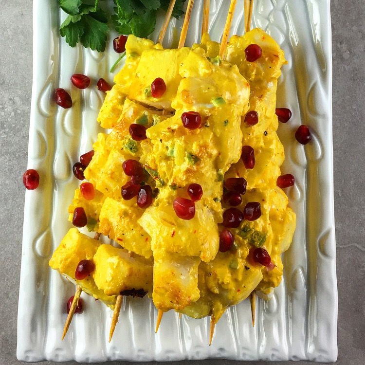 Kebabe Mahi Fish Kebab in Spicy SaffronMarinade Roxana's Kitchen