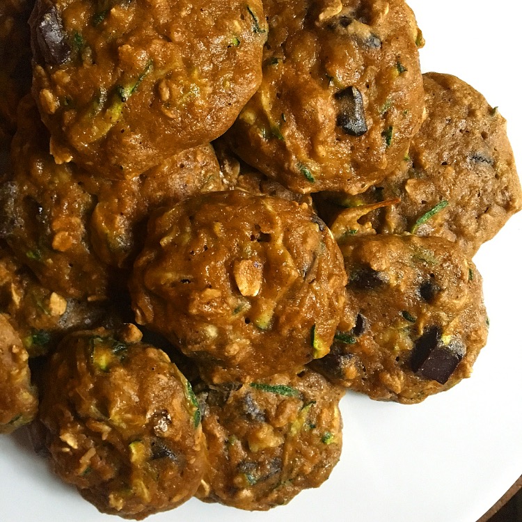 Chocolate Chunk Zucchini Banana Cookies (Gluten Free + Dairy Free