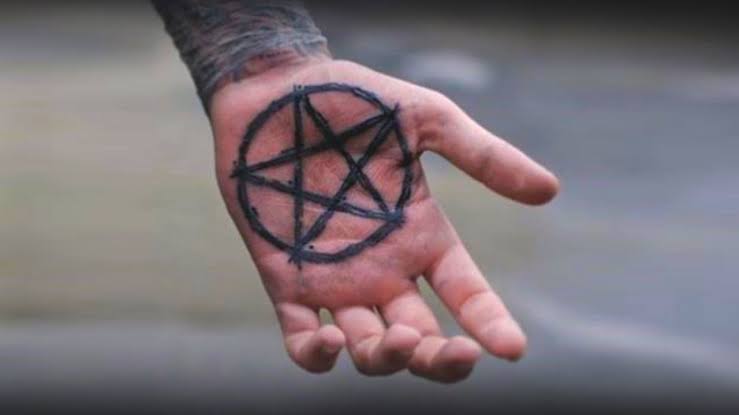 101 Amazing Pentagram Tattoo Ideas That Will Blow Your Mind! | Outsons | Men's Fashion Tips And Style Guides 415_x_739_jpg