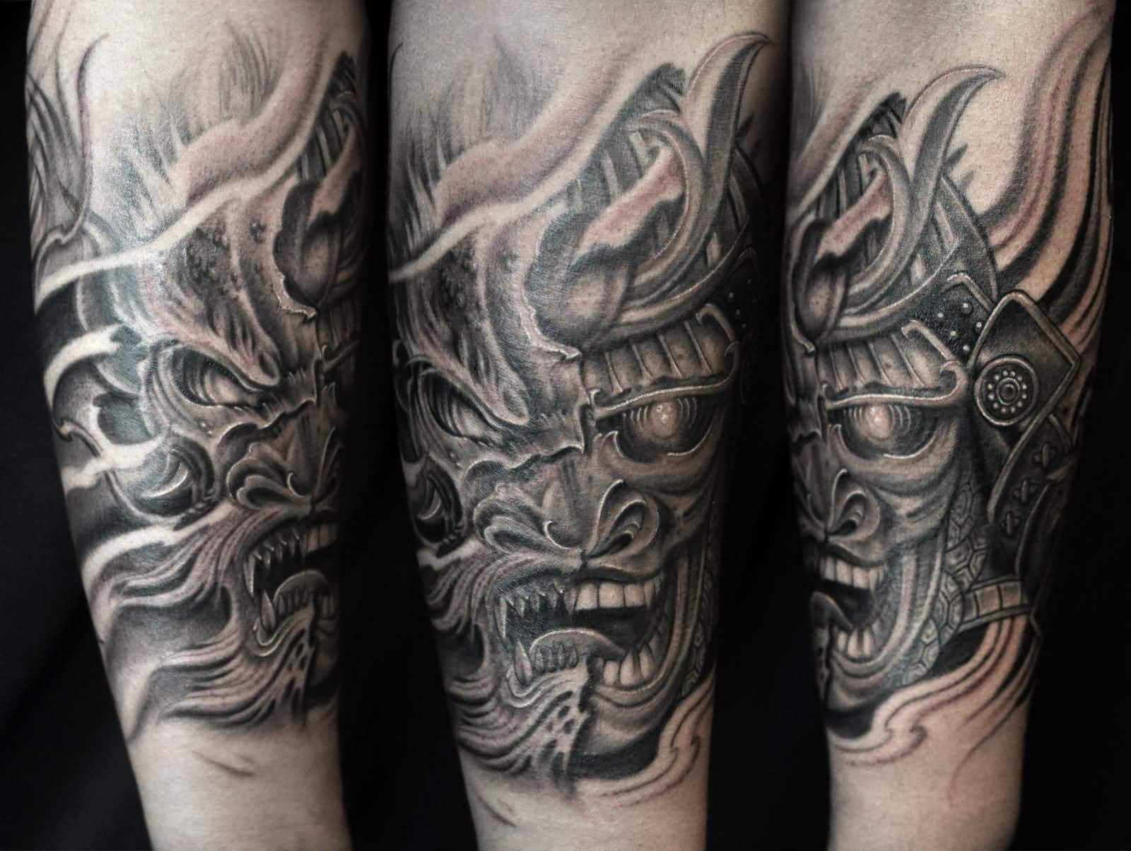 101 Amazing Samurai Mask Tattoo Ideas That Will Blow Your Mind! | Outsons | Men's Fashion Tips And Style Guides 1204_x_1600_jpg