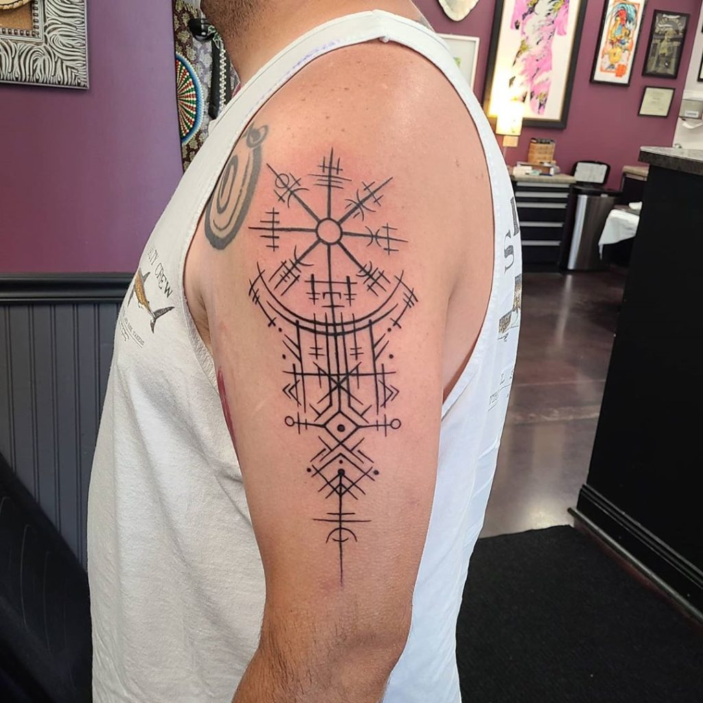 101 Amazing Helm Of Awe Tattoo Designs You Need To See! | Outsons | Men's Fashion Tips And Style Guides 1024_x_1024_jpg