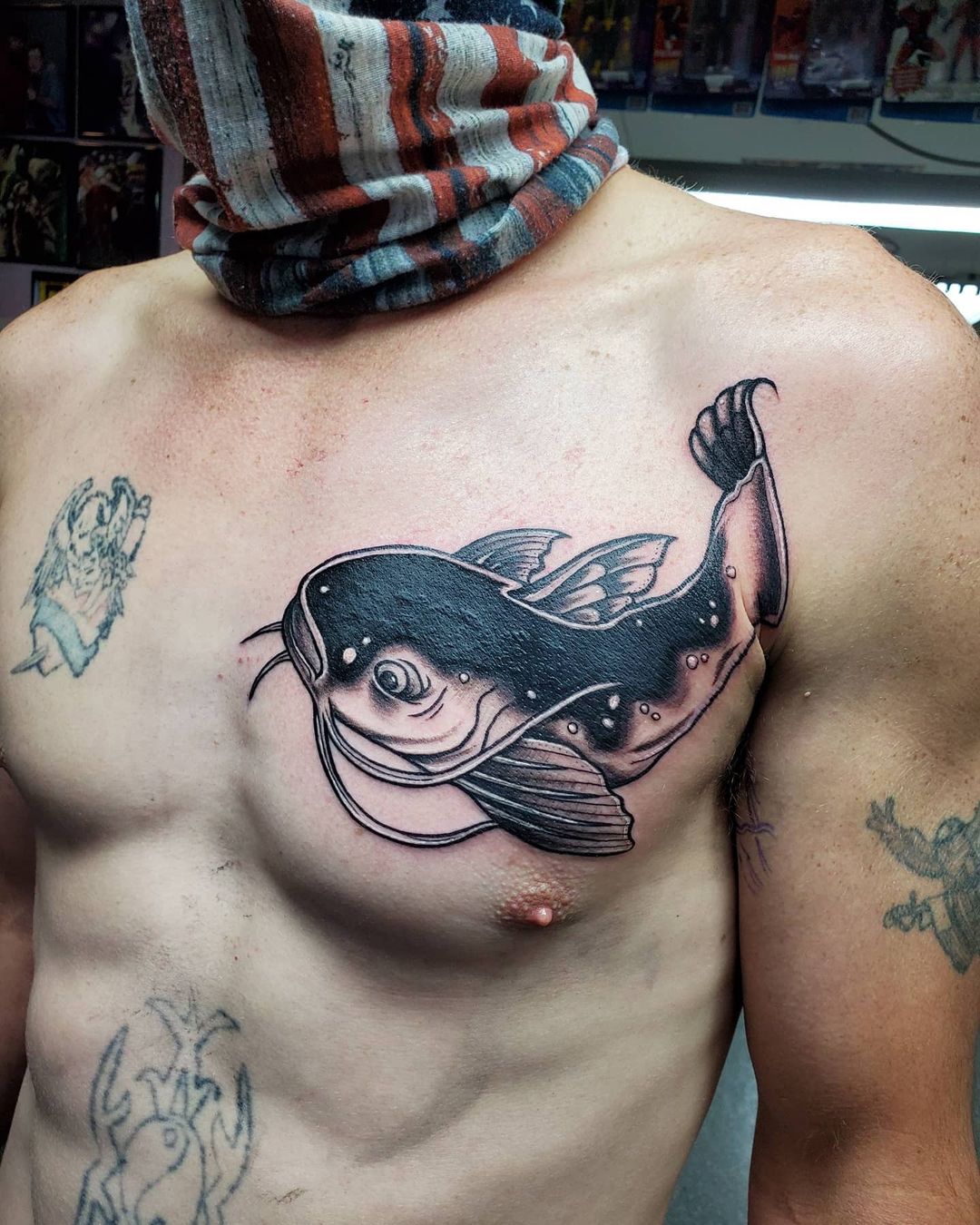 20+ Crazy Catfish Tattoos For 2024!
