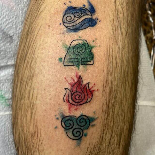 10 Best Airbender Tattoo Ideas You'll Have To See To Believe! | Outsons | Men's Fashion Tips And Style Guides 640_x_640_jpg
