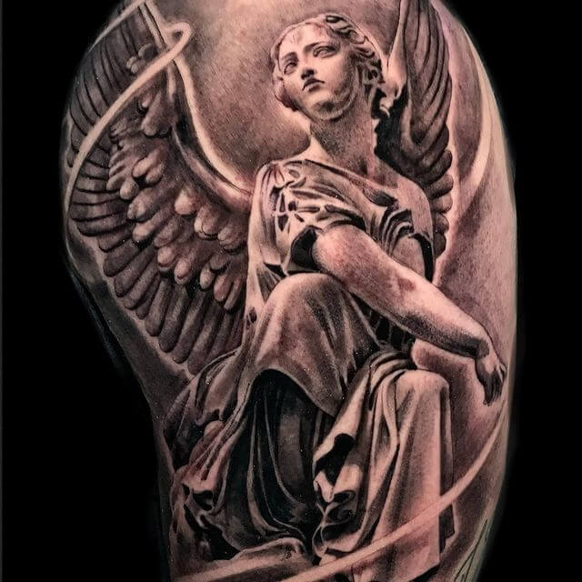 10 Best Angel Tattoo Ideas You'll Have To See To Believe! | Outsons | Men's Fashion Tips And Style Guides 640_x_640_jpg