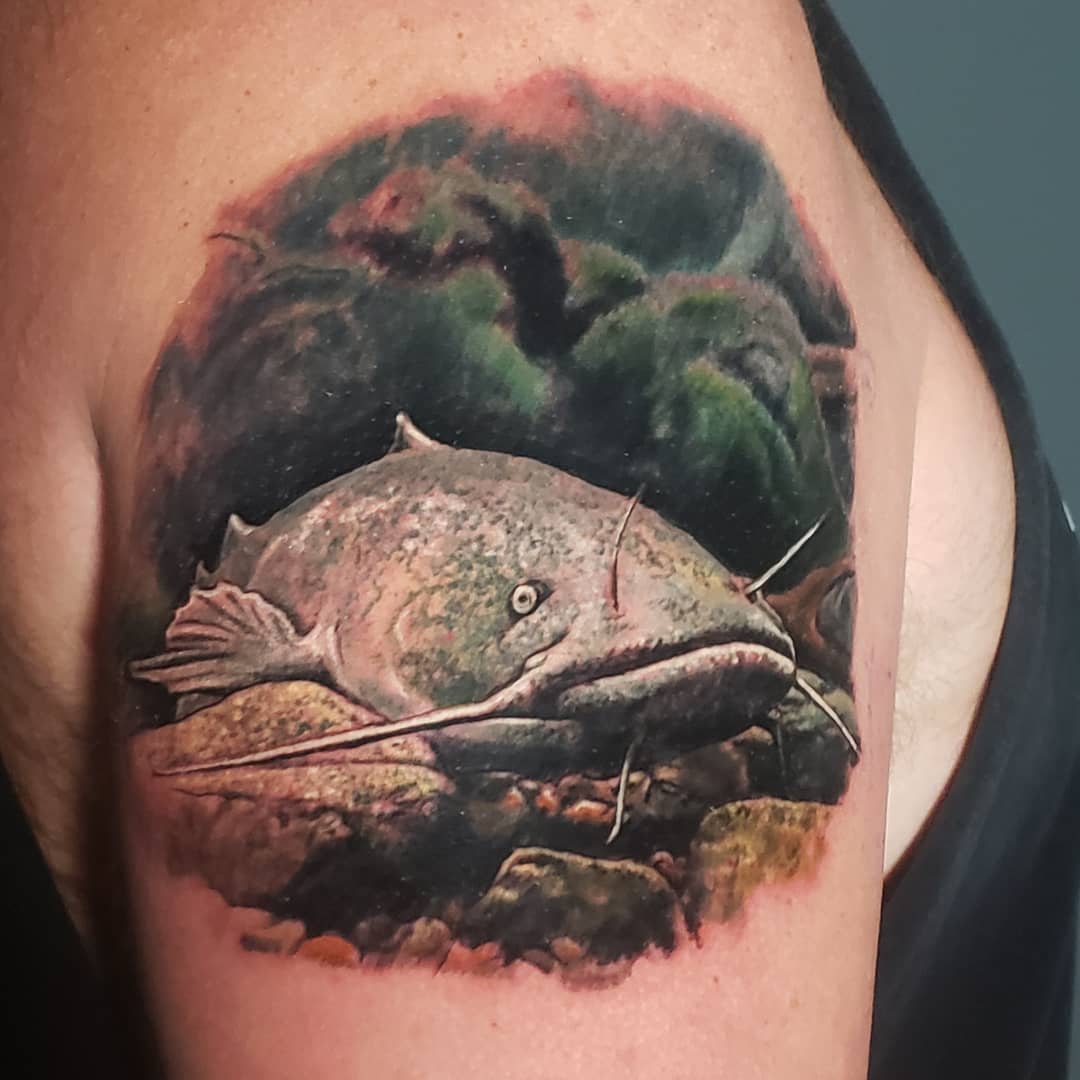 20+ Crazy Catfish Tattoos For 2024!