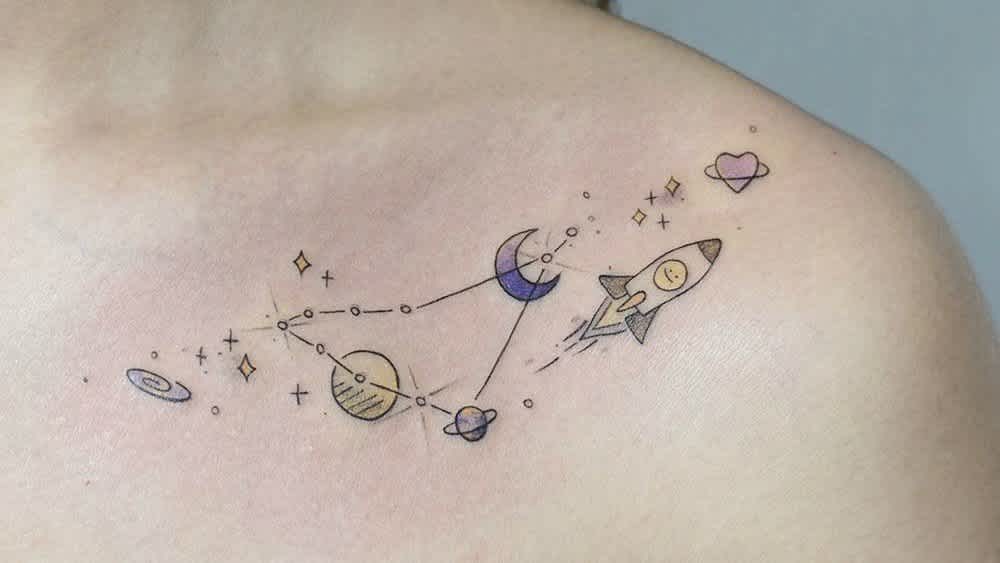 101 Best Zodiac Tattoo Ideas That Will Blow Your Mind! | Outsons | Men's Fashion Tips And Style Guides 563_x_1000_jpg