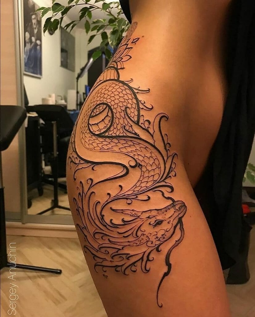 10 Best Dragon Thigh Tattoo Ideas You'll Have To See To Believe! | Outsons | Men's Fashion Tips And Style Guides 1024_x_826_jpg