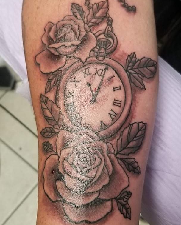 10 Best Clock Tattoo Ideas You'll Have To See To Believe! | Outsons | Men's Fashion Tips And Style Guides 754_x_608_jpg