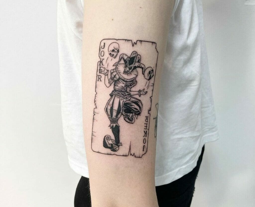 10 Best Joker Card Tattoo Ideas You Have To See To Believe! | Outsons | Men's Fashion Tips And Style Guides 832_x_1024_jpg