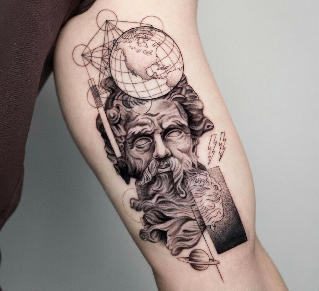 10 Best Globe Tattoo Ideas You Have To See To Believe! | Outsons | Men's Fashion Tips And Style Guides 985_x_1080_jpg