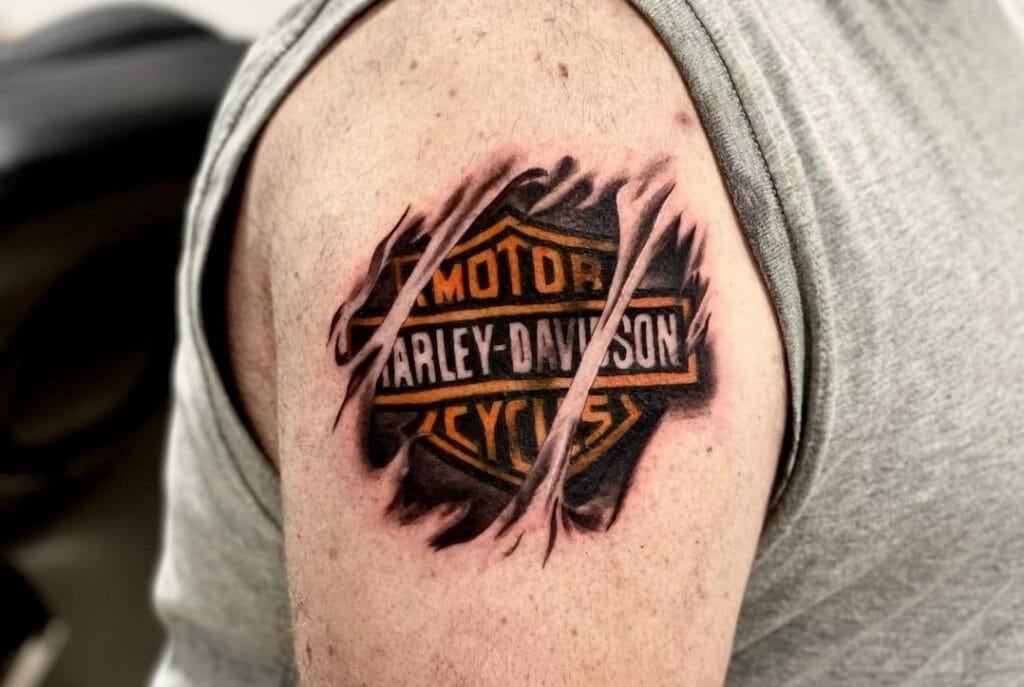 10 Best Harley Davidson Tattoo Ideas You Have To See To Believe! | Outsons | Men's Fashion Tips And Style Guides 687_x_1024_jpg