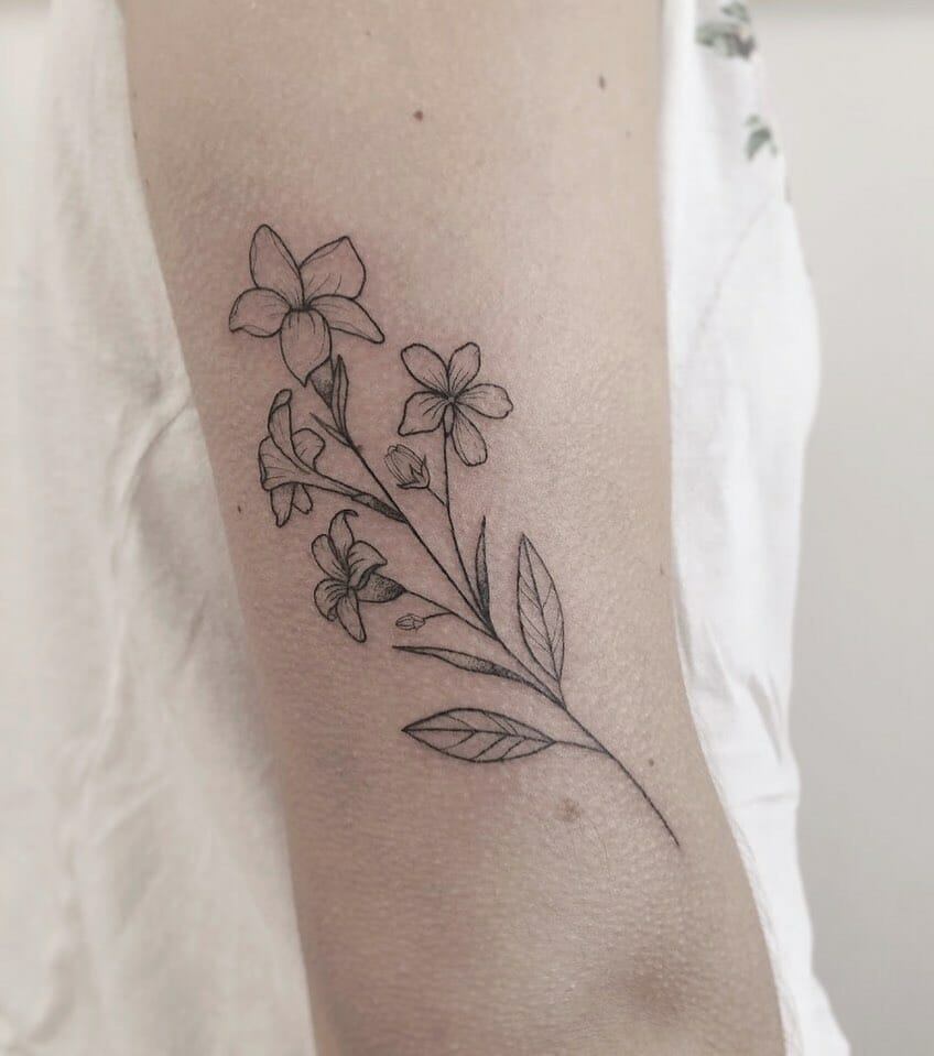 101 Best Jasmine Flower Tattoo Ideas You Have To See To Believe!