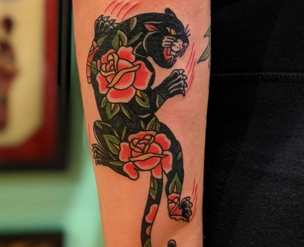 10 Best American Traditional Tattoo Flowers Ideas That Will Blow Your Mind! | Outsons | Men's Fashion Tips And Style Guides 833_x_1024_jpg