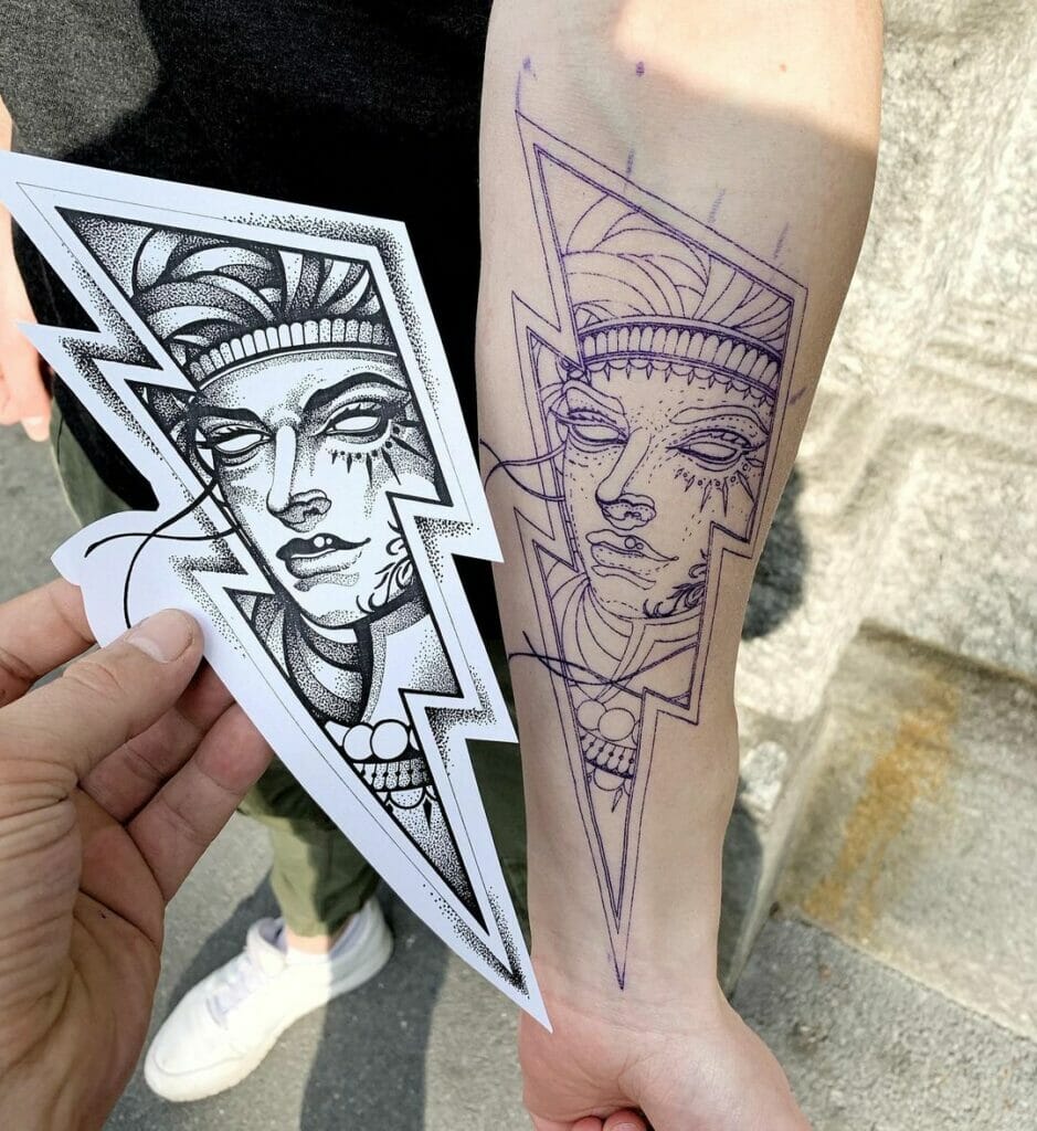 10 Best Lightning Tattoo Ideas You Have To See To Believe! | Outsons | Men's Fashion Tips And Style Guides 1024_x_939_jpg