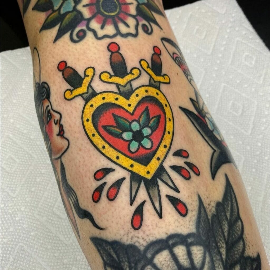 10 Best Traditional Heart Tattoo Ideas You Have To See To Believe! | Outsons | Men's Fashion Tips And Style Guides 1024_x_1024_jpg