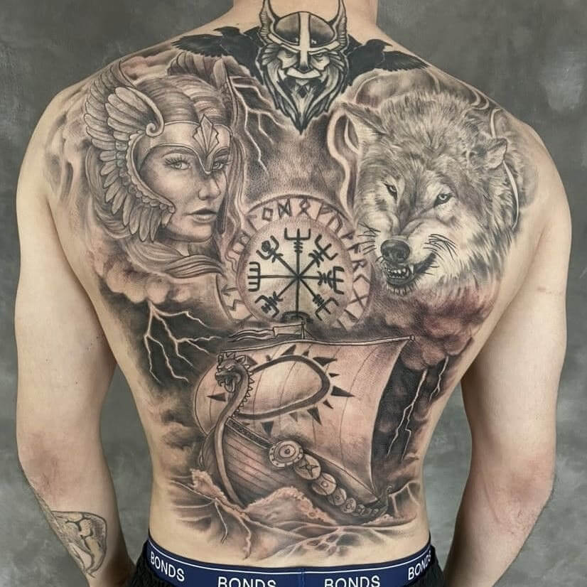 10 Best Viking Ship Tattoo Ideas You Have To See To Believe! | Outsons | Men's Fashion Tips And Style Guides