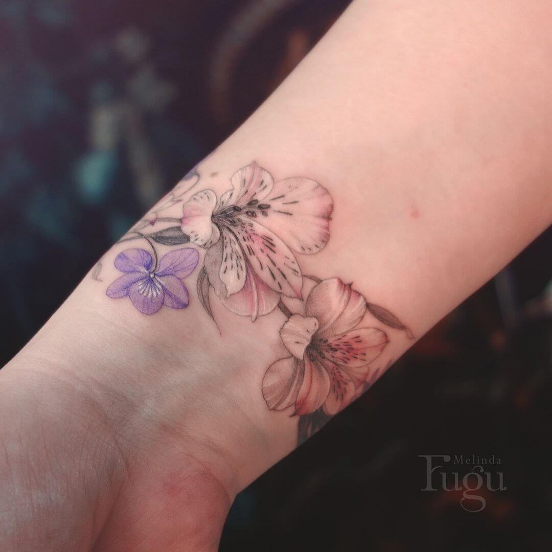 101 Best Violet Flower Tattoo Ideas You Have To See To Believe!