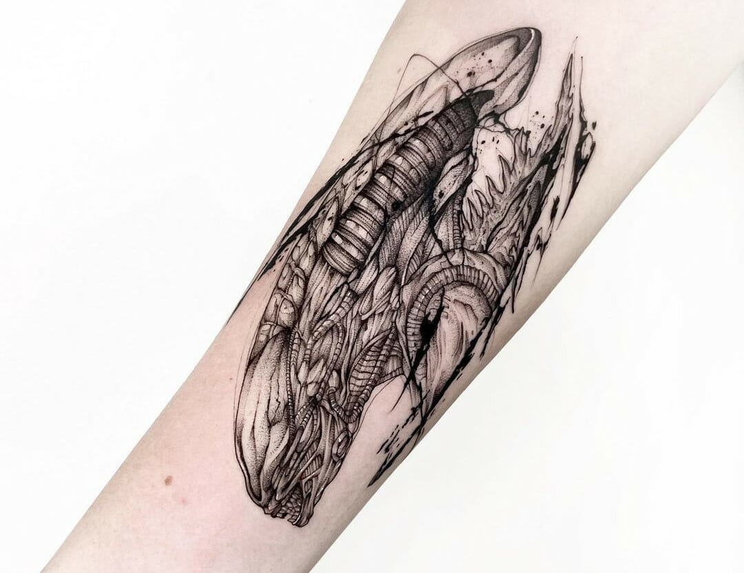 101 Best Xenomorph Tattoo Ideas You Have To See To Believe! Outsons