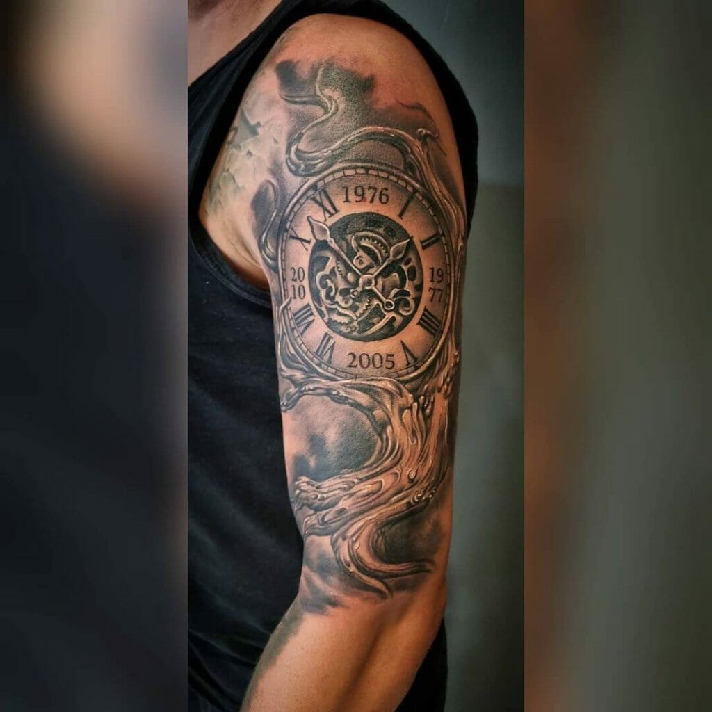 10 Best Clock Gear Tattoo Ideas That Will Blow Your Mind! | Outsons | Men's Fashion Tips And Style Guides 1024_x_1024_jpg