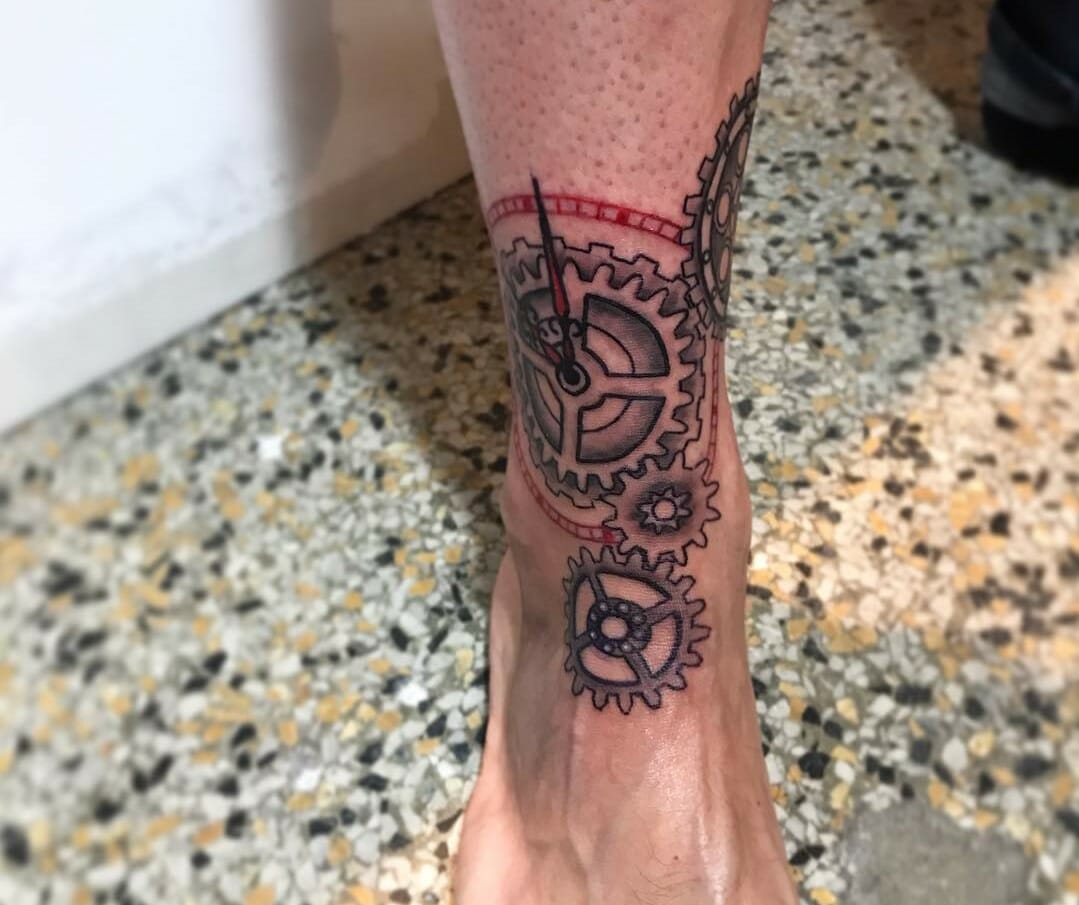 101 Best Clock Gear Tattoo Ideas That Will Blow Your Mind!