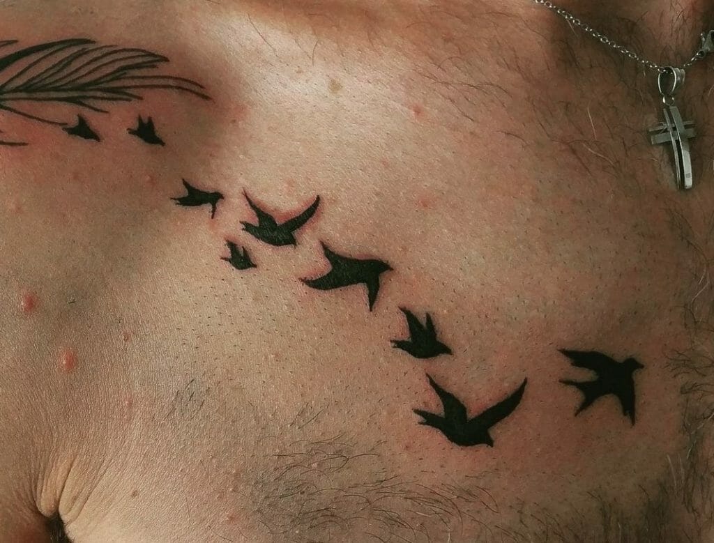 10 Best Flock Of Bird Tattoo Ideas That Will Blow Your Mind! | Outsons | Men's Fashion Tips And Style Guides 779_x_1024_jpg