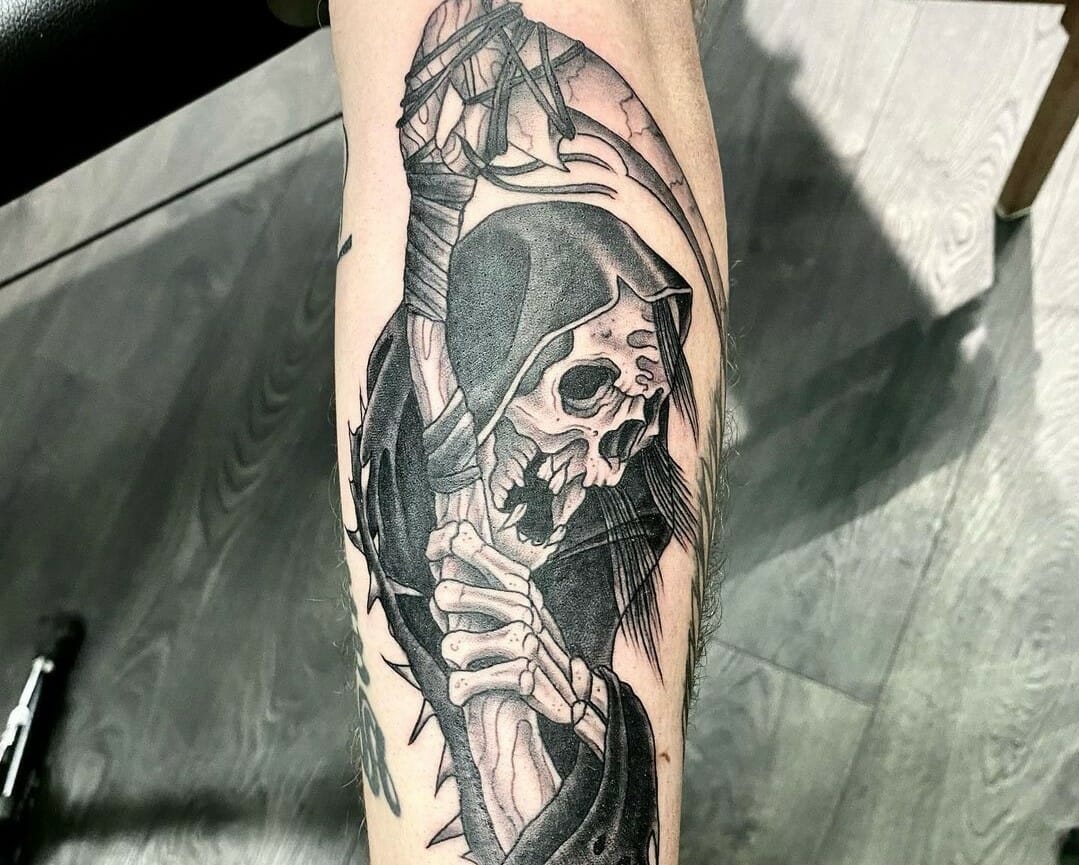 10 Best Grim Reaper Hand Tattoo Ideas That Will Blow Your Mind! | Outsons | Men's Fashion Tips And Style Guides 865_x_1079_jpg