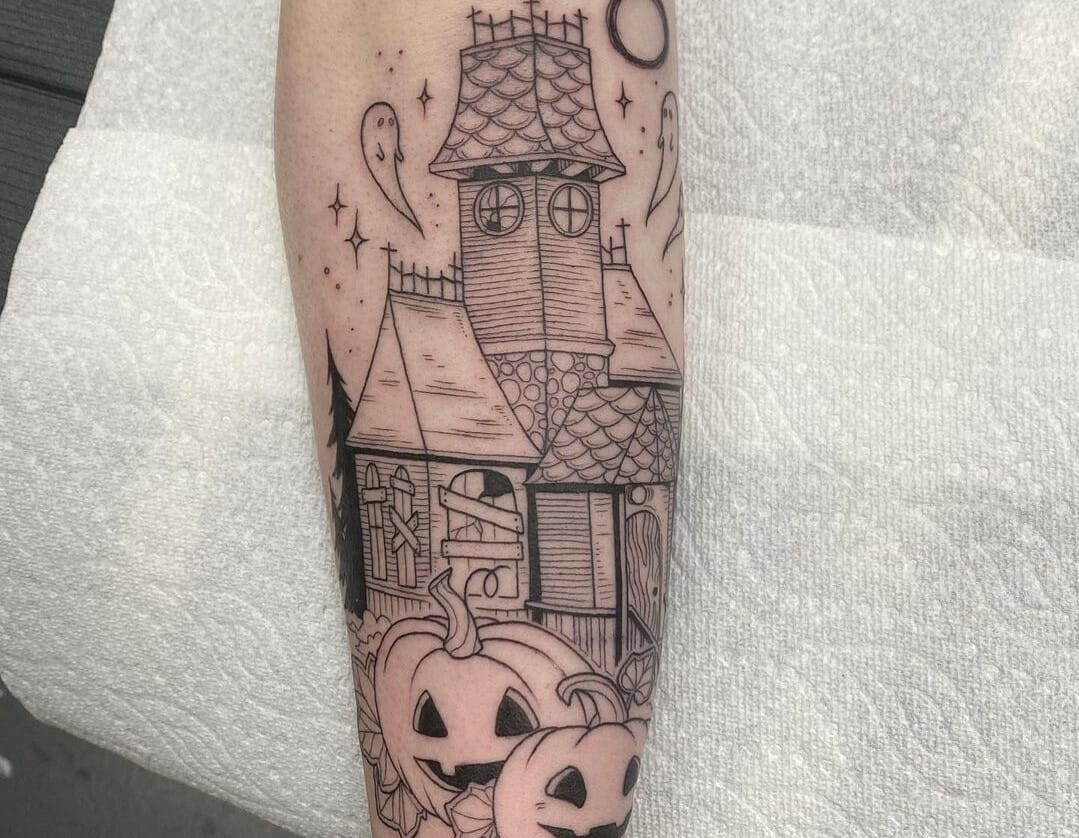 101 Best Haunted House Tattoo Ideas That Will Blow Your Mind!