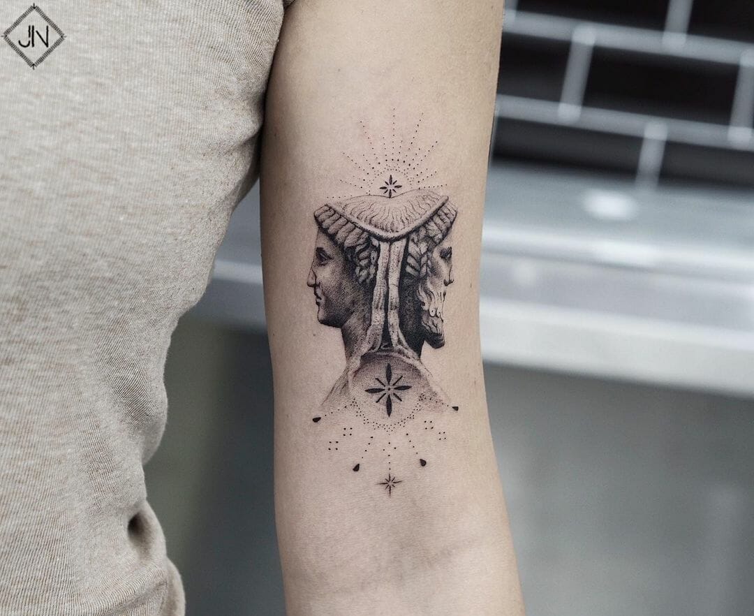 10 Best Janus Tattoo Ideas That Will Blow Your Mind! | Outsons | Men's Fashion Tips And Style Guides 882_x_1080_jpg