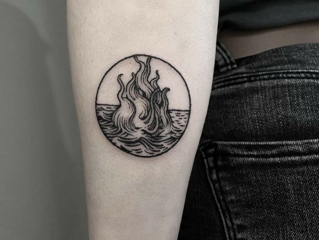 10 Best Fire Tribal Tattoo Ideas That Will Blow Your Mind! | Outsons | Men's Fashion Tips And Style Guides 812_x_1080_jpg