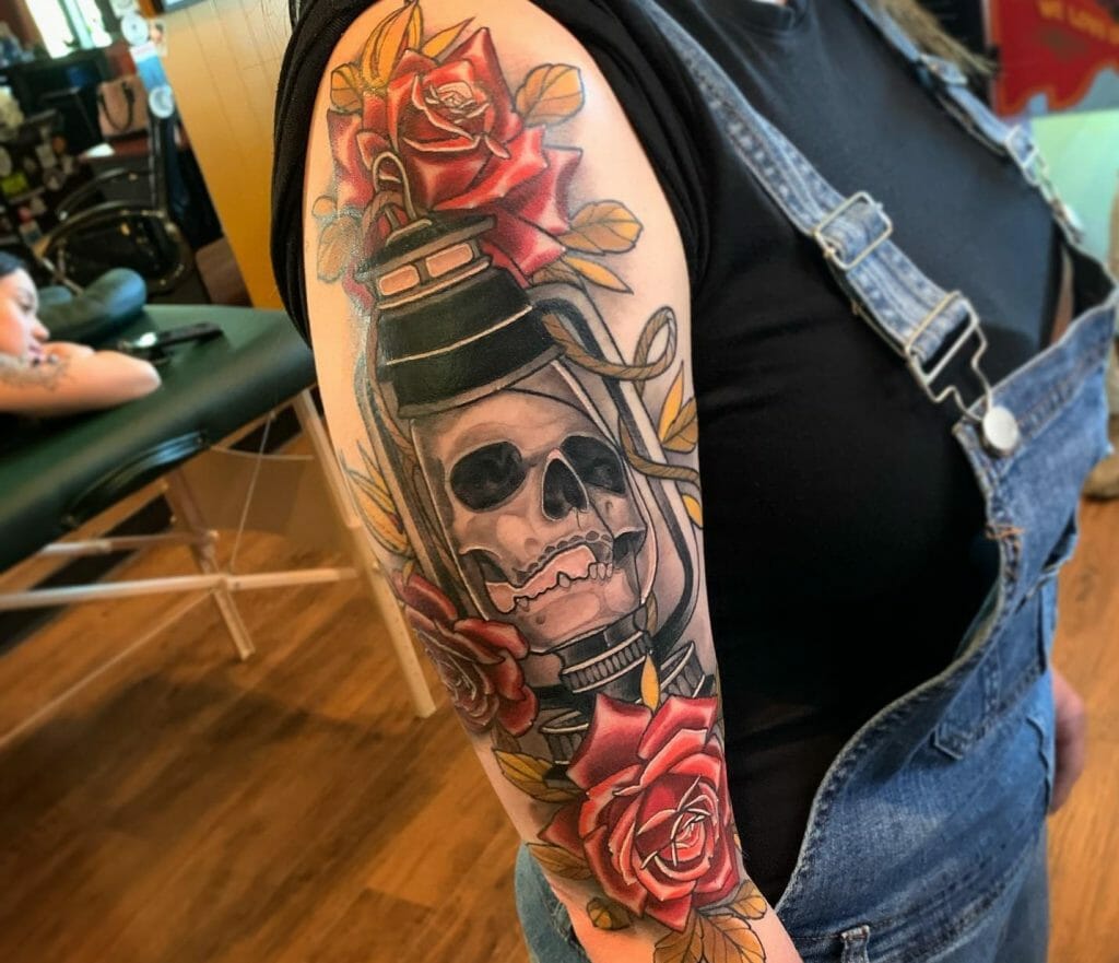 101 Best Skull And Roses Tattoo Sleeve Ideas That Will Blow Your Mind!
