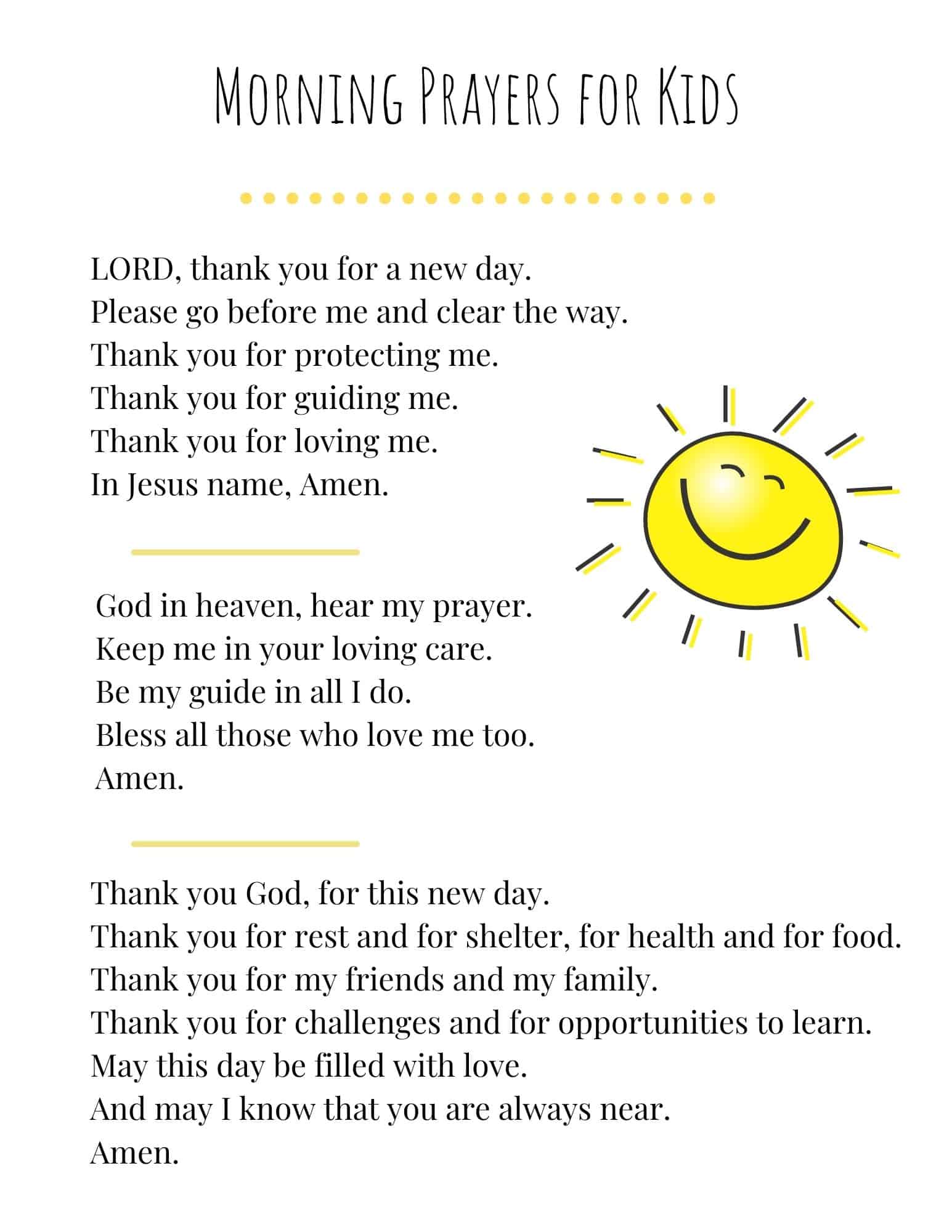 Morning Prayers for Kids and Families Out Upon the Waters