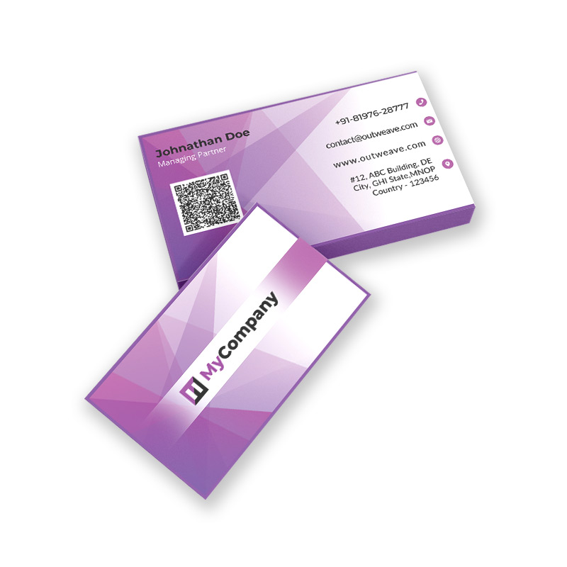 Customized Double Sided Business Card Printing (Matte finish