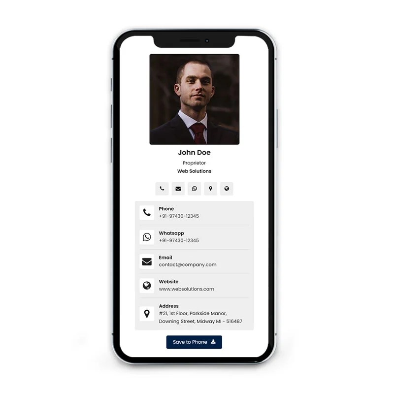 Digital Business Card for You or your Business
