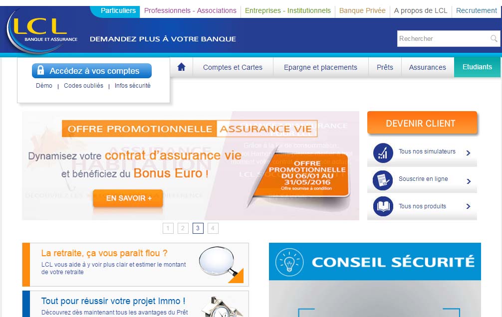 Rachat de crédit LCL simulation prêt Crédit Lyonais en ligne