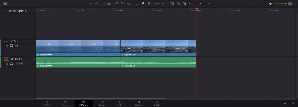 DaVinci Resolve 16 使い方 [基本操作11] オーバーラップを使ったトランジションの設定 Oval Design