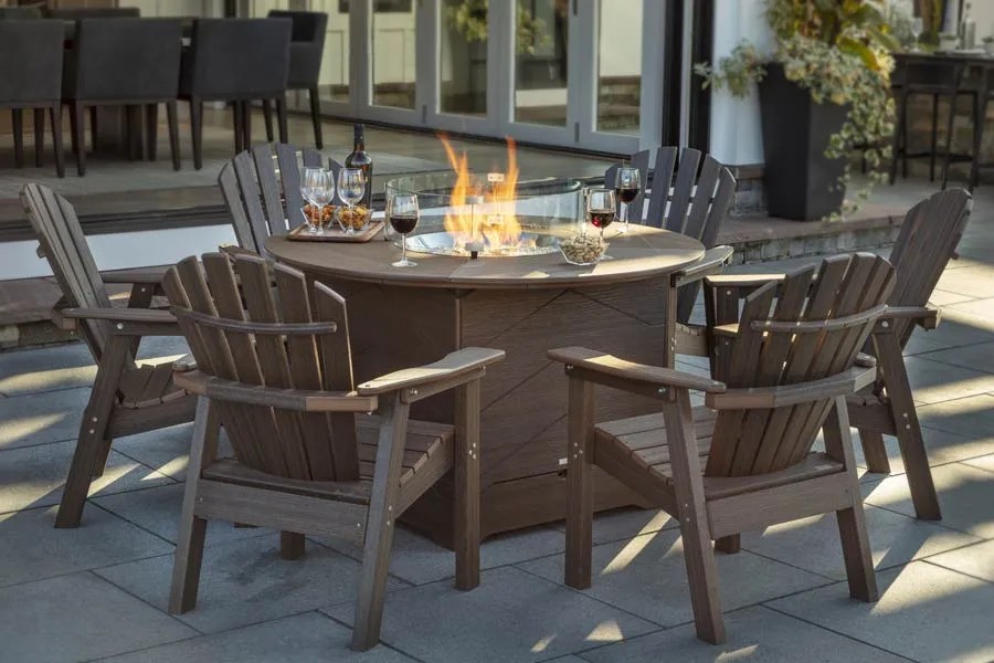 Aura fire tables Collection Outdoor Commercial Furniture lifetime