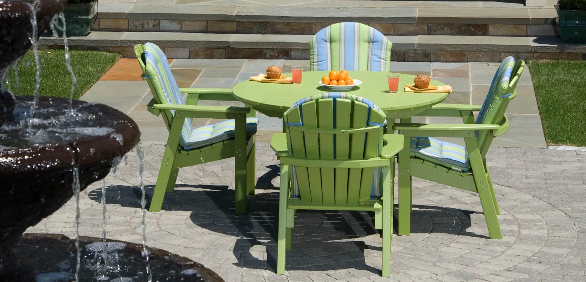 Shellback Collection Outdoor Commercial Furniture lifetime guarantee