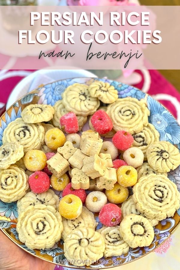Naan Berenji Persian Rice Flour Cookies Recipe Oven Hug