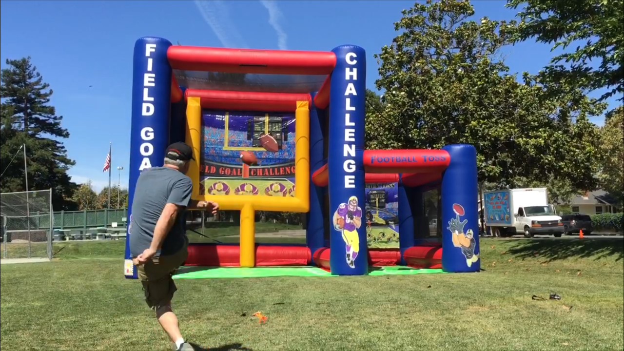 Inflatable Field Goal Challenge Over 21 Party Rentals
