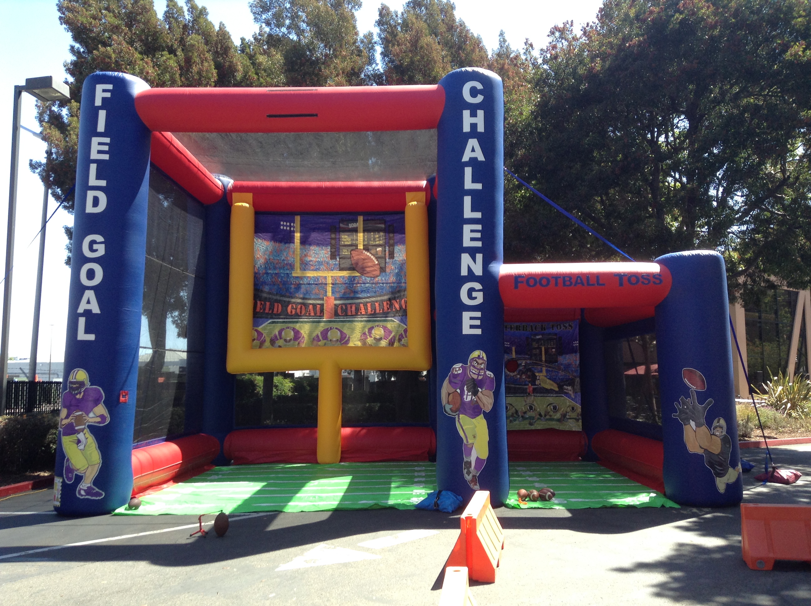 Inflatable Field Goal Challenge Over 21 Party Rentals
