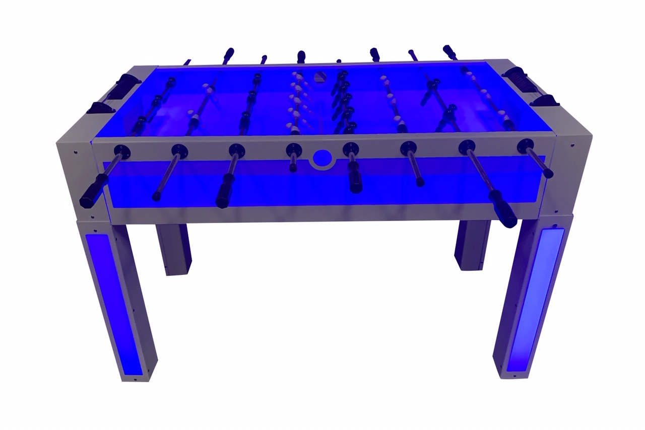LED Foosball Table Rental Glow Arcade Game Over 21 Party Rentals