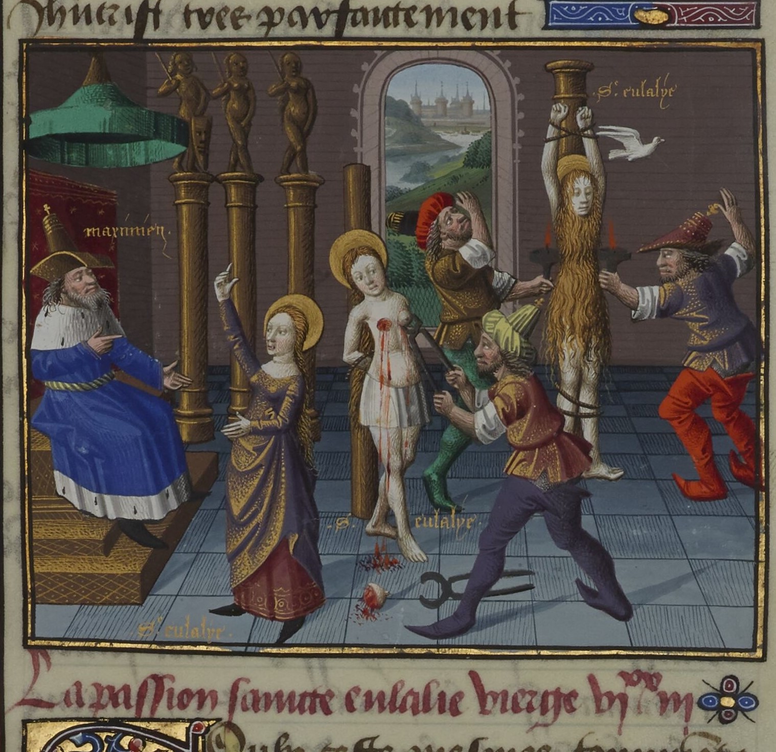 Martyre de sainte Eulalie HATE