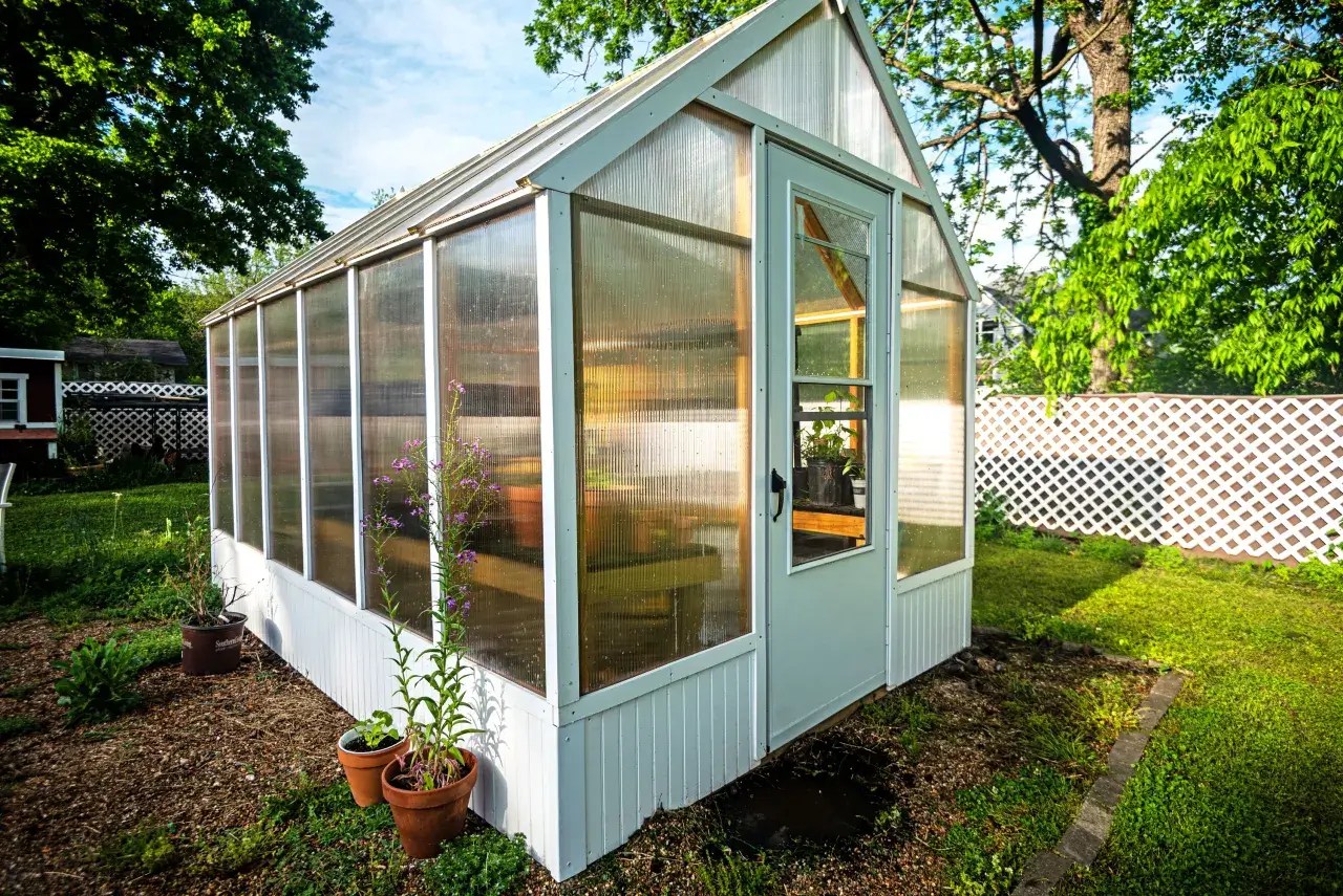 8 x 12 EZ Greenhouse OverEZ Chicken Coop