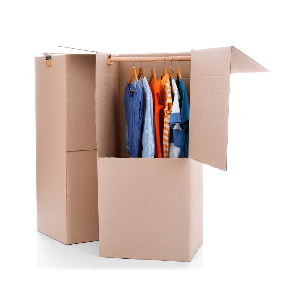Wardrobe moving boxes x 3
