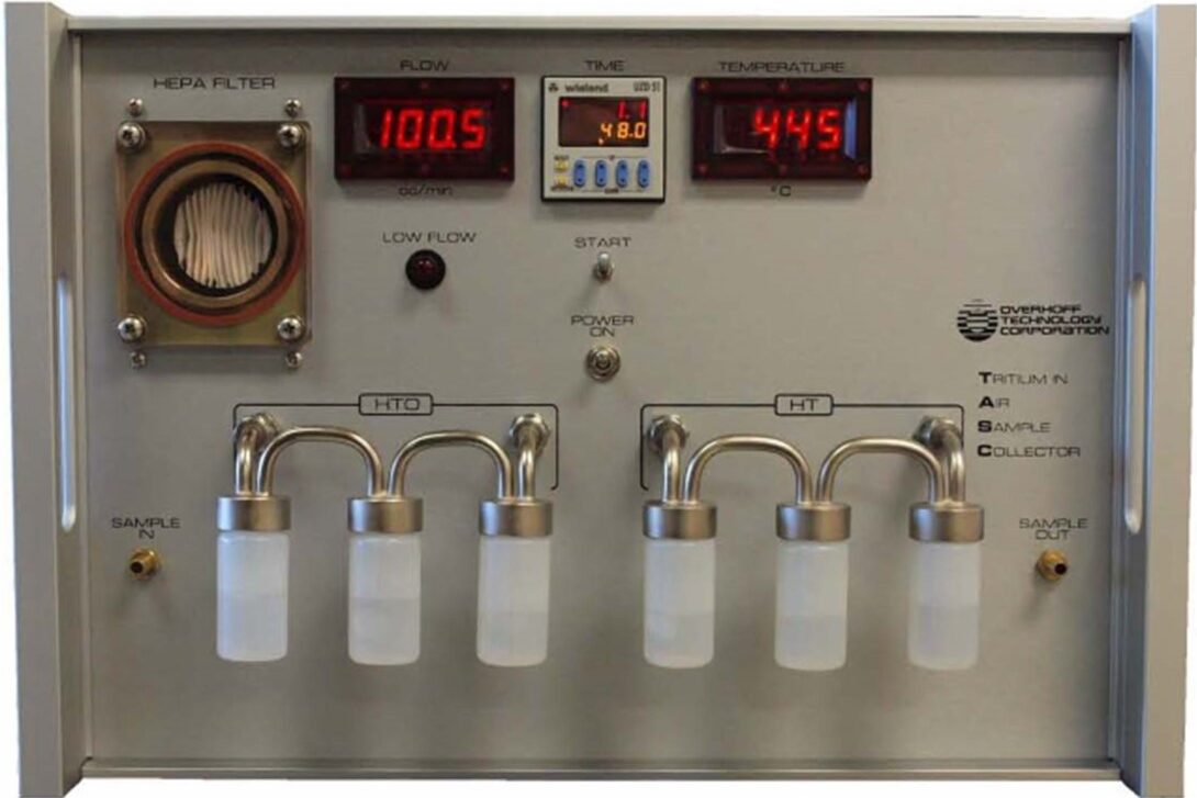 Collecting Airborne Tritium and C14 with an Air Sampler (Bubbler